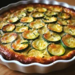 Clafoutis de courgettes au parmesan