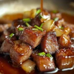 Délice sucré-salé à la viande
