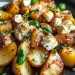 Délicieuses pommes de terre rôties