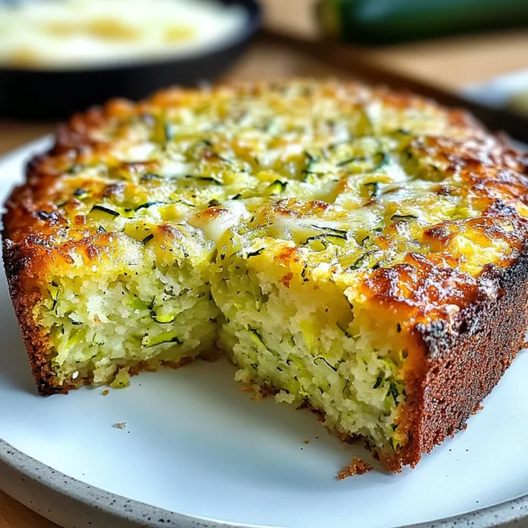 Gâteau moelleux courgettes parmesan