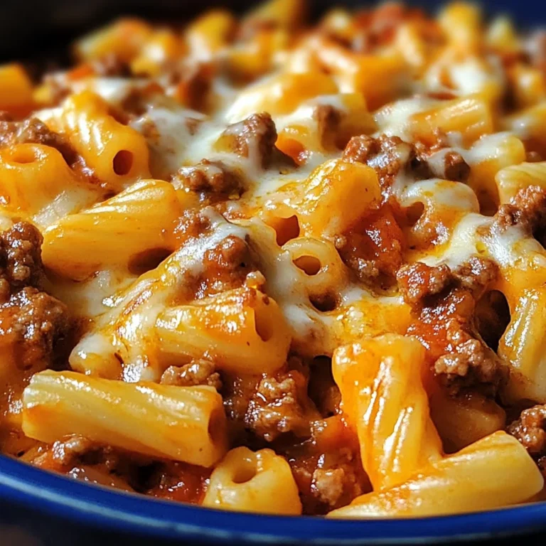 Gratin Pâtes Bœuf
