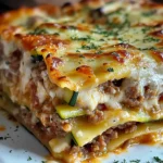Lasagnes courgettes chair à saucisse