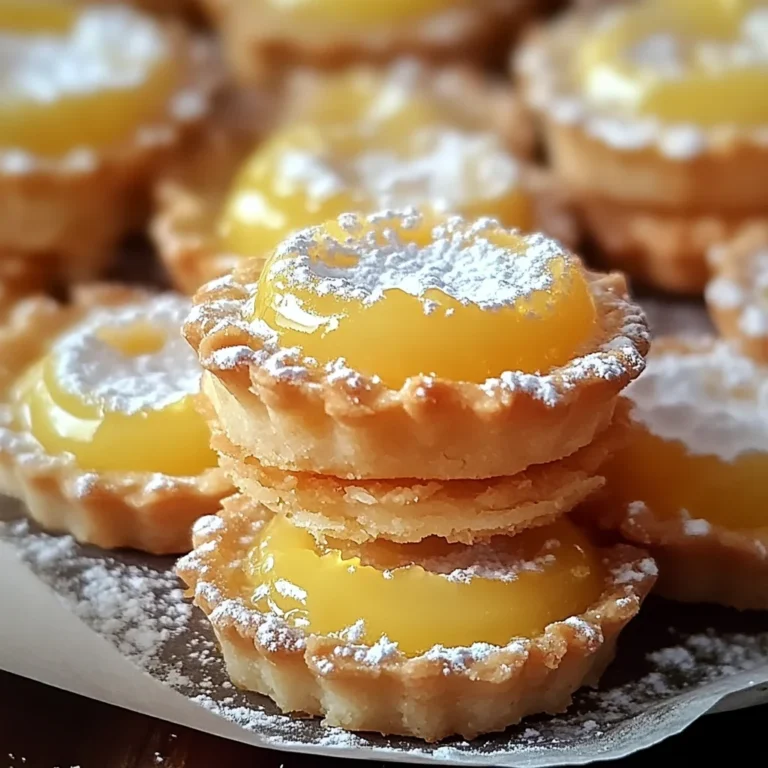 Mini tartelettes citron maison