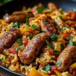 Poêlée Saucisse Riz