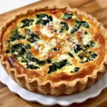 Quiche Boursin épinards maison
