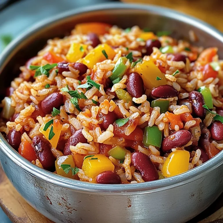 Riz Cajun aux Haricots Rouges