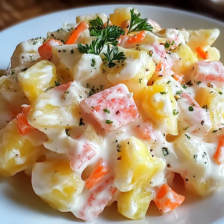 Salade Alaska fraîche et savoureuse