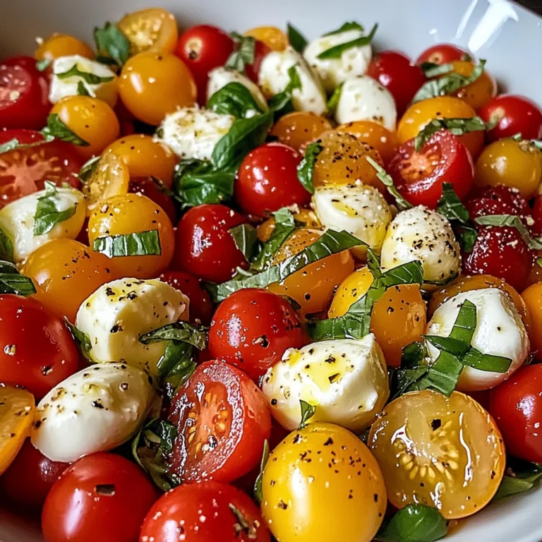 Salade Caprese Crémeuse