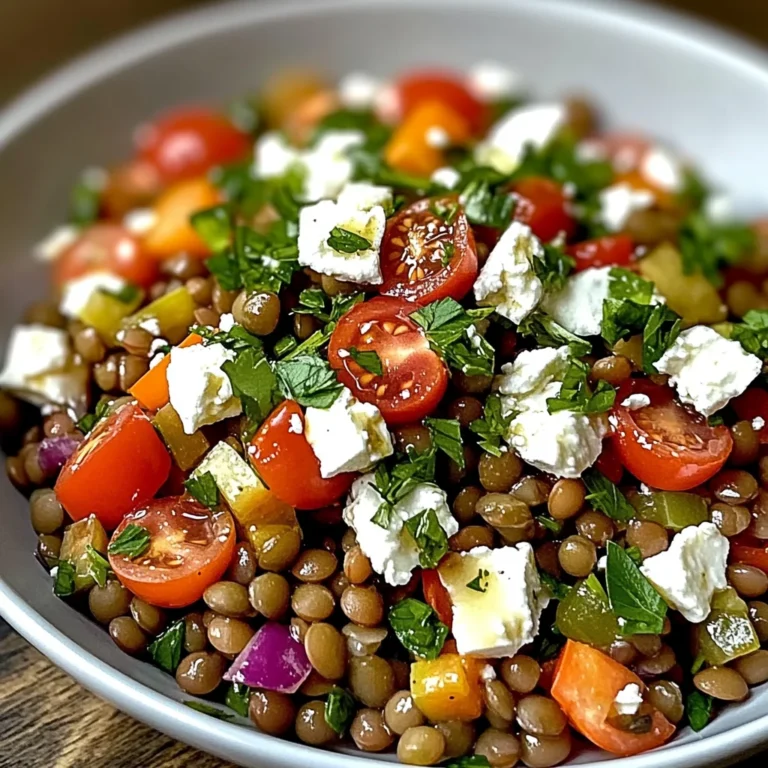 Salade Croquante de Lentilles & Feta