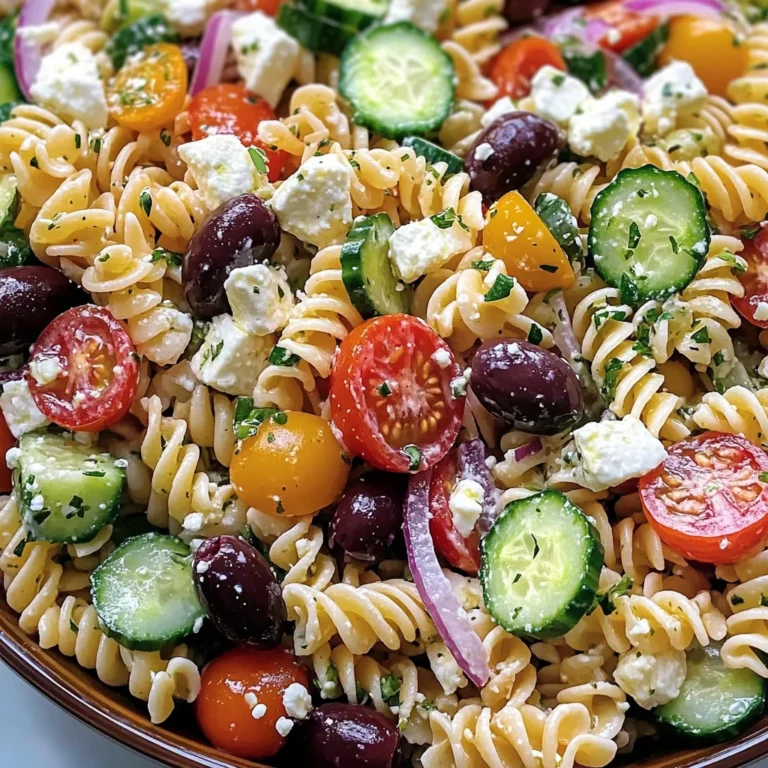 Salade de pâtes méditerranéenne