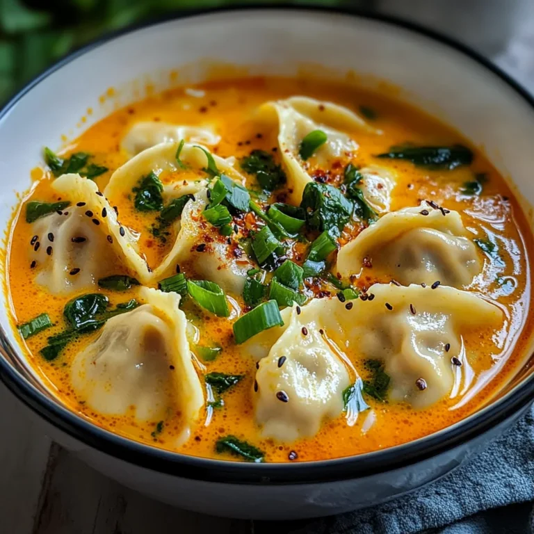 Soupe thaï réconfortante aux raviolis