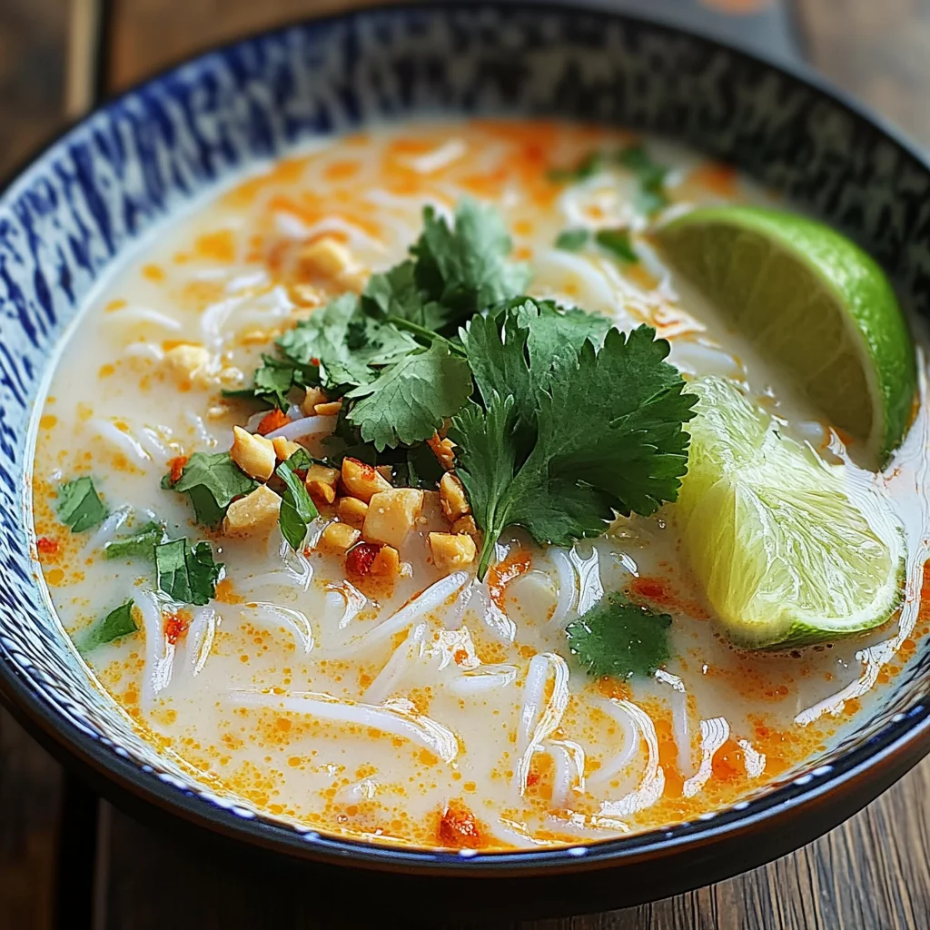 Soupe thaïe légère et parfumée