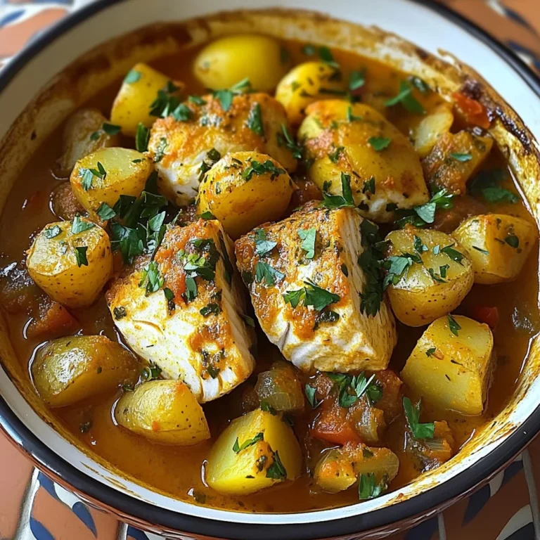 Tajine de lotte au safran