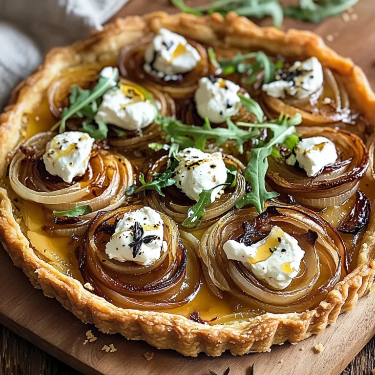 Tarte Gourmande aux Oignons