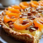 Tarte moelleuse abricots amandes