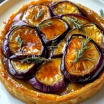 Tarte tatin aux aubergines