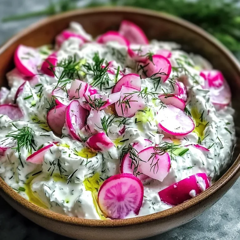 Tzatziki aux radis et herbes