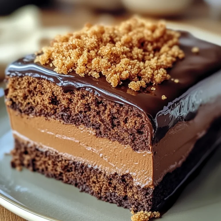 Cake chocolat & spéculoos