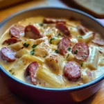 Fondue d’Endives Crémeuse aux Saucisses Fumées