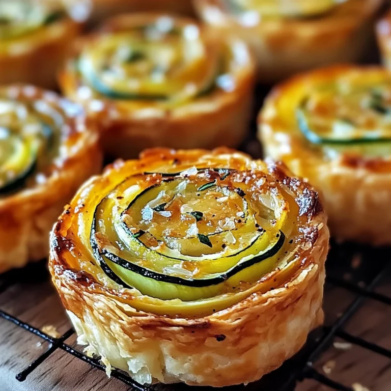 Minis flans de courgette et oignon