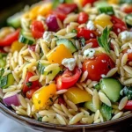 Salade d’orzo arc-en-ciel