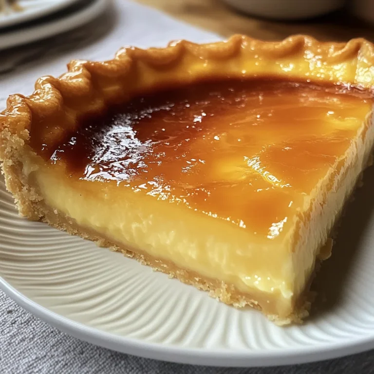 Tarte au Flan de Ma Grand-mère