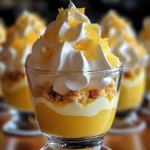 Verrines Citron & Meringue Croquante